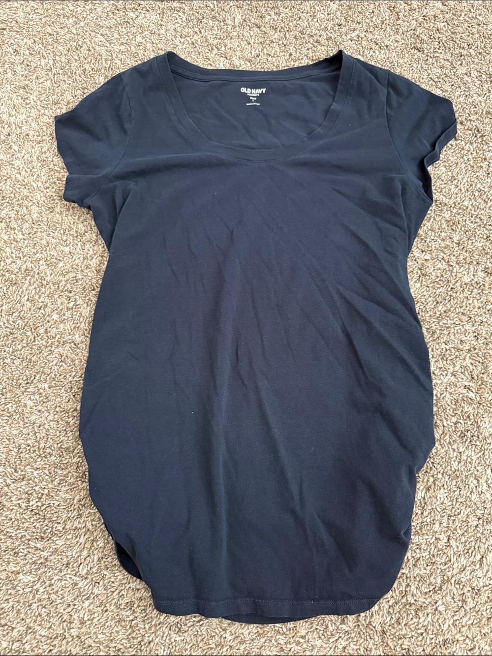Old Navy Navy Blue Maternitu Tee